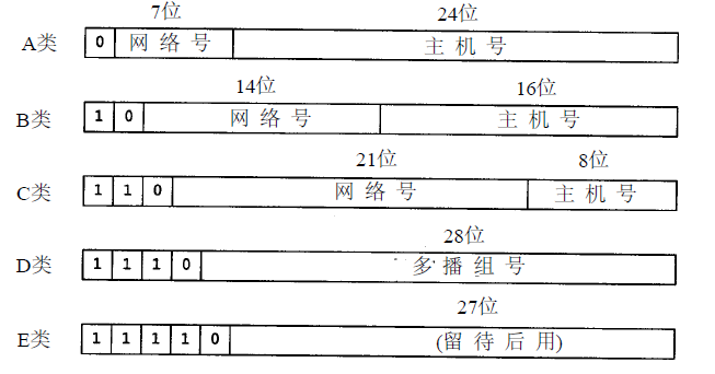 网络/主机分类